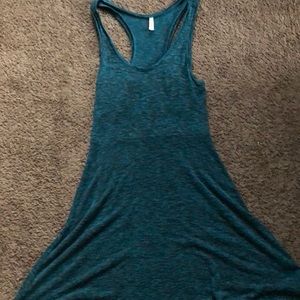 Beautiful blue green flowy dress